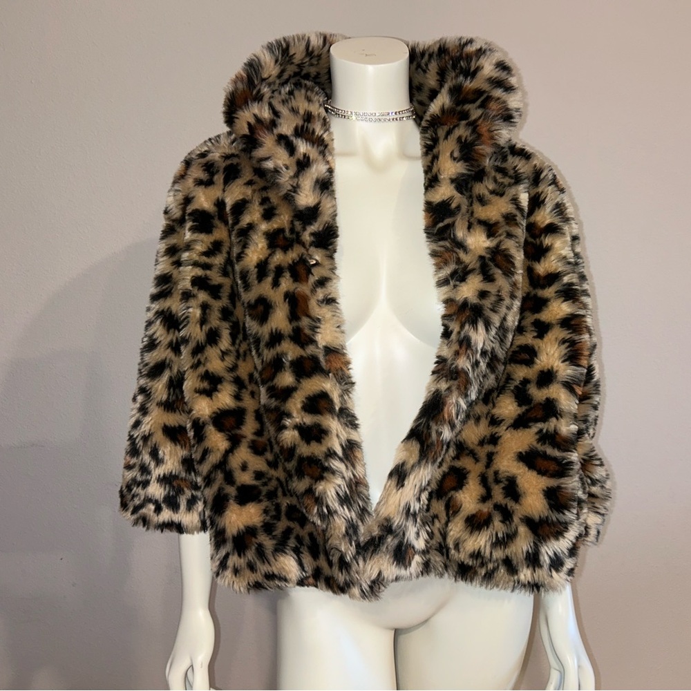 Cheetah Print Coat